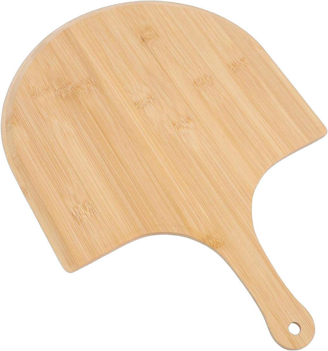 Pizzaschep Hout - Pizzaplank Snijplank - Pizzaoven Gebruik - Gladde Afwerking Vierkant - 40x28 cm - Natuurlijk Hout