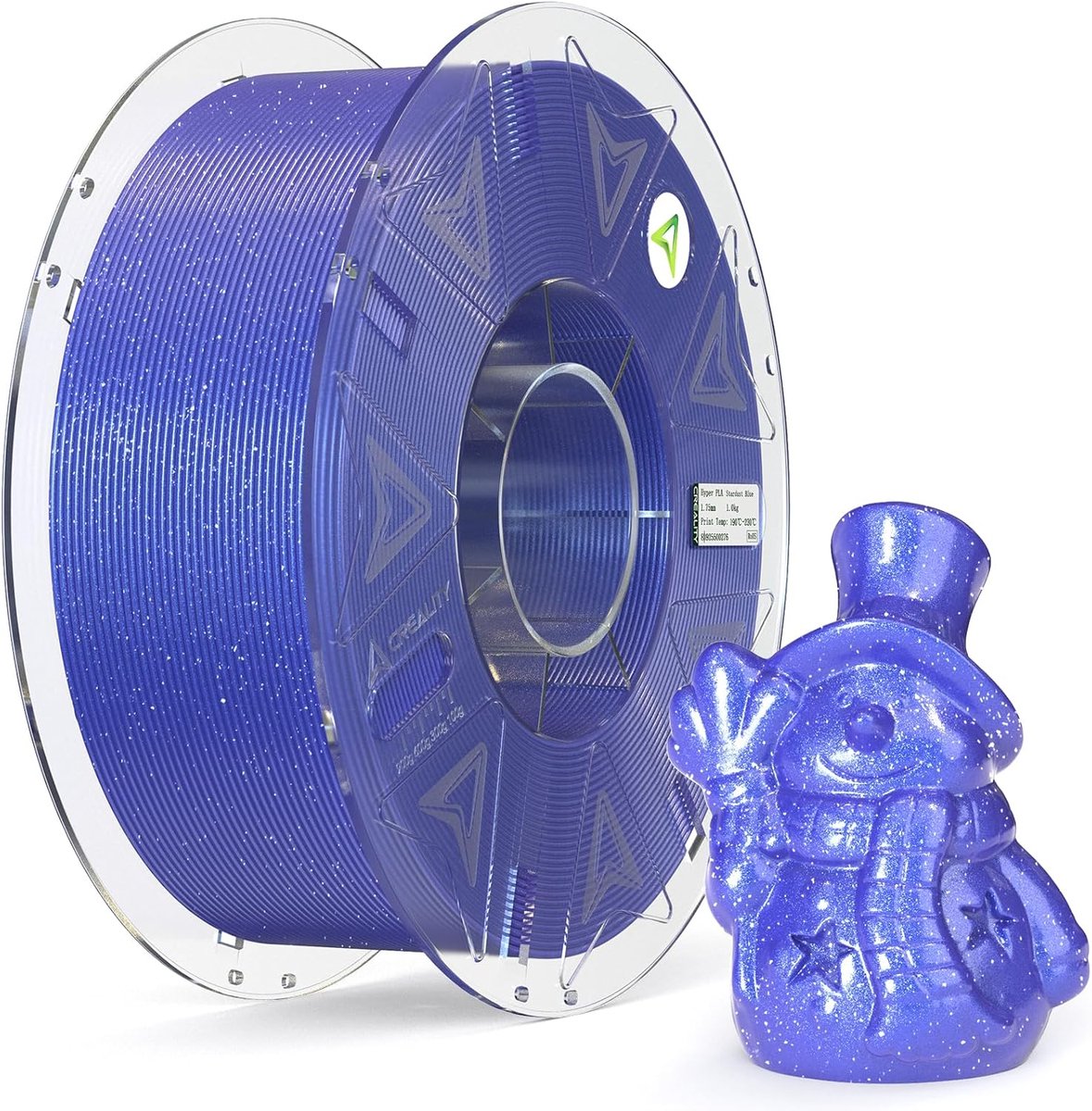 3D Printerfilament - PLA filament - Creatief printen - Sterrenstof effect - 1 kg - Blauw