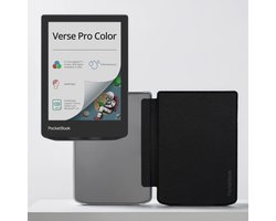 PocketBook Verse Pro Color e-reader Stormy Sea – 6 inch – 16 GB – waterdicht + Transparant Zwart hoesje – voordeelbundel