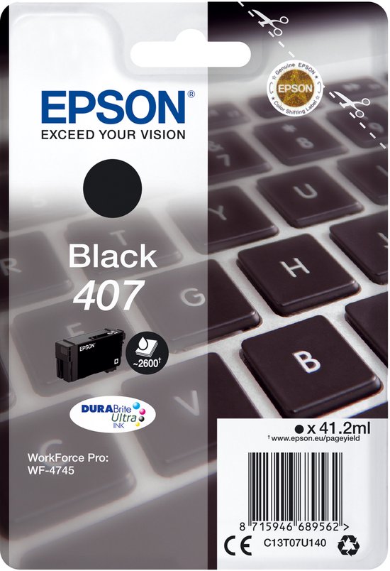 Epson Original Ink Cartridge Epson WF-4745 Black