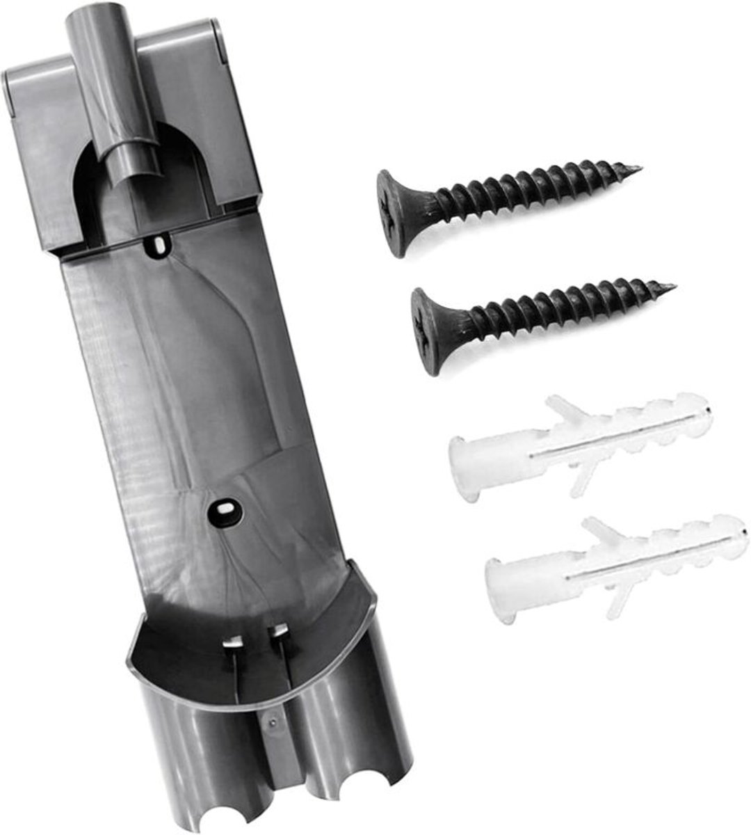 Muurbeugel voor geschikt voor Dyson V7 en V8 draadloze stofzuigers, inclusief laadstation; vervangend onderdeelnummer 967741-01.