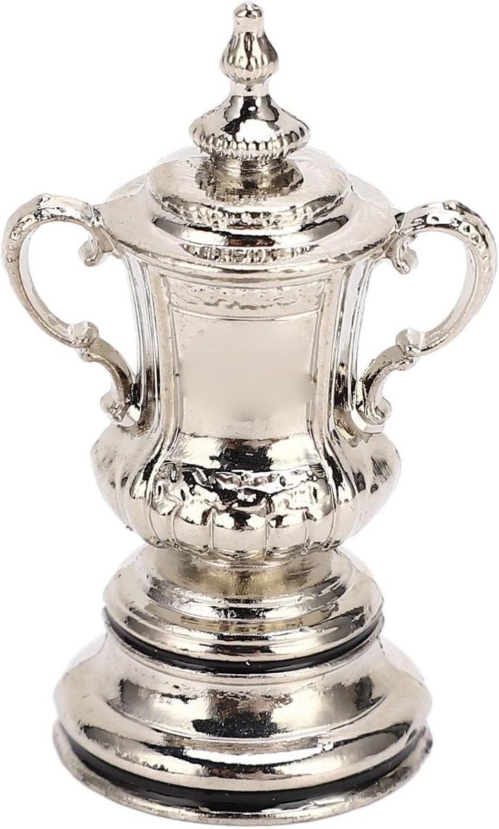 Voetbal Trofee - Voetbalbeker Kampioen Trofee - Voetbal Aandenken - Hoge Simulatie Replica - 4.5 cm Hoog - Goud