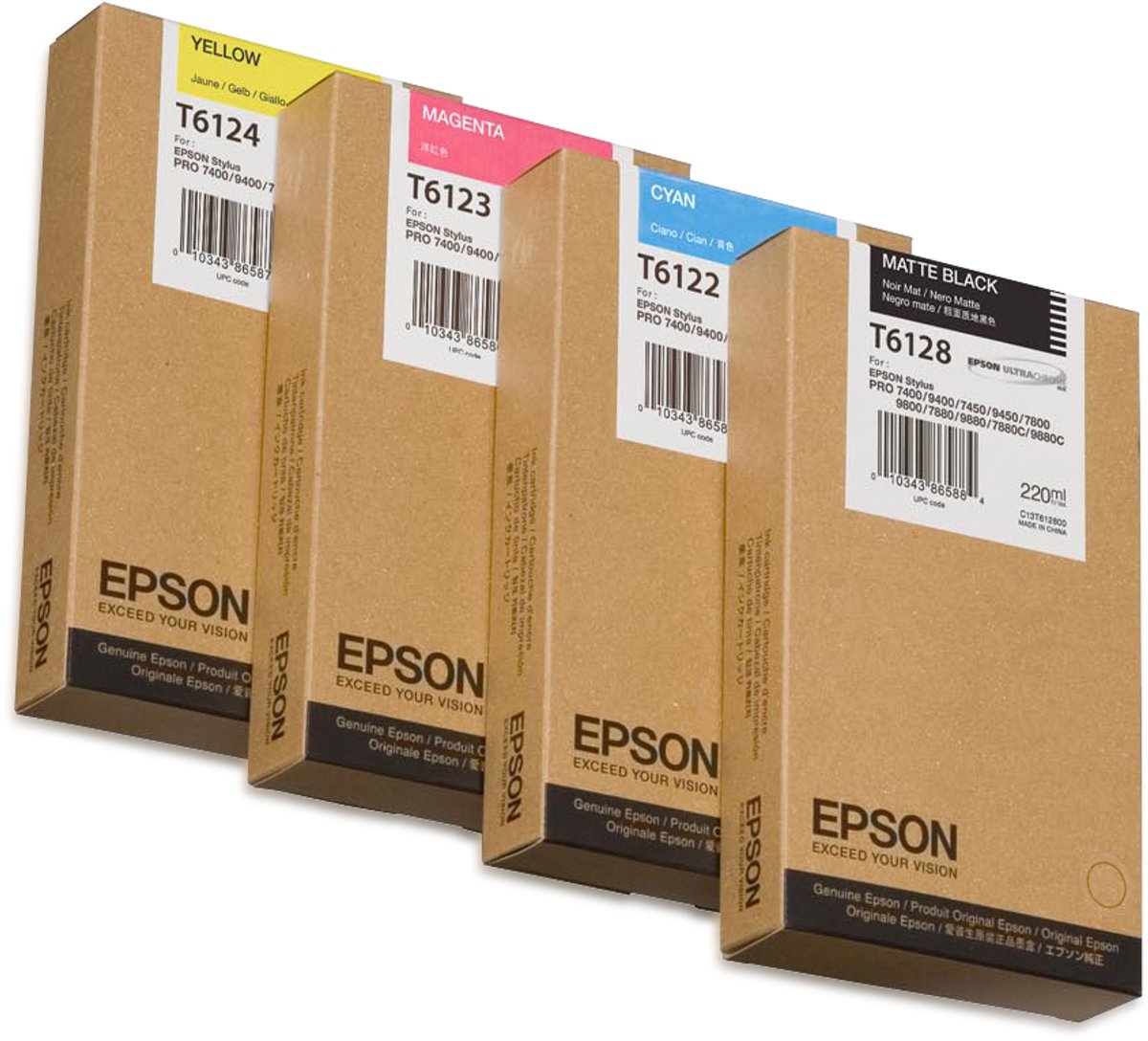 Epson C13T61280N originele inktcartridge, matzwart, 1 stuk