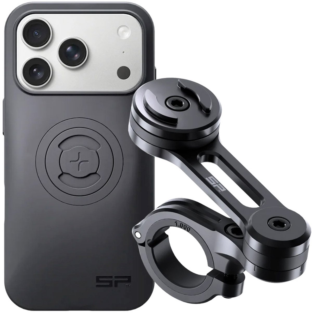 SP-Connect Moto Bundle - Geschikt voor iPhone 17 Pro - Motorhouder Bundel bestaande uit SP-Connect Phone Case en Moto Mount Pro
