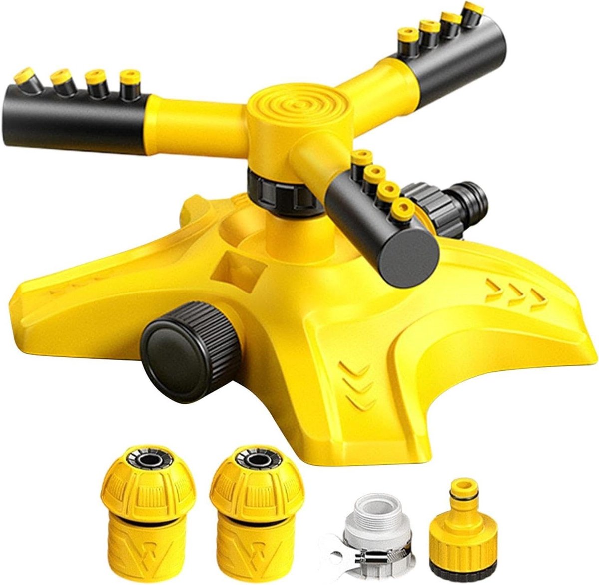 Gazonsproeier - Waterverspreider Tuin - Groenonderhoud Buiten - 360 Graden Roterend - 80m² Bereik - Groen