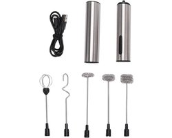 Melkopschuimer - Elektrische Garde - Koffie Maken - 3 Snelheden - USB Oplaadbaar - Zwart