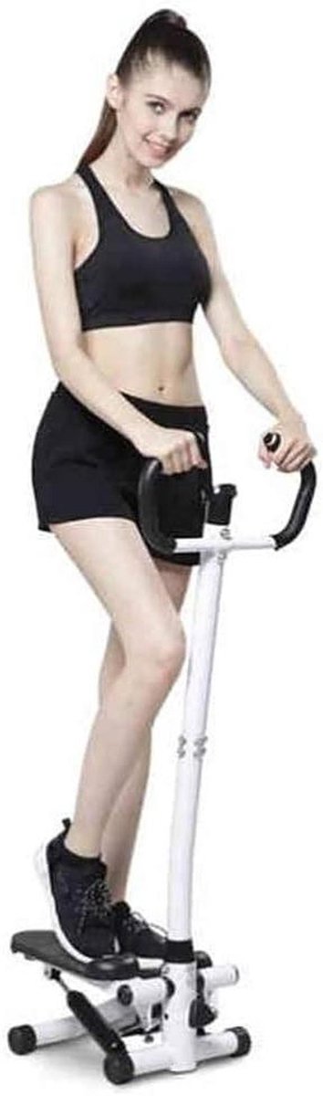 Mini Stepper - Fitness Machine - Thuis Trainen - Stille Werking - Compact Ontwerp - Zwart