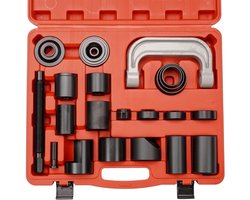 Gereedschapskoffer Set - Kogelgewricht Tool - Auto Onderhoud - 21 Delige Kit - 50 x 40 x 10 cm - Zwart