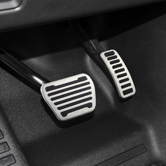Pedaalhoezen Auto - Gaspedaal Remsteun - Veiliger Rijden - Antislip Rubber - Set van 2 - Metaal — afbeelding 2