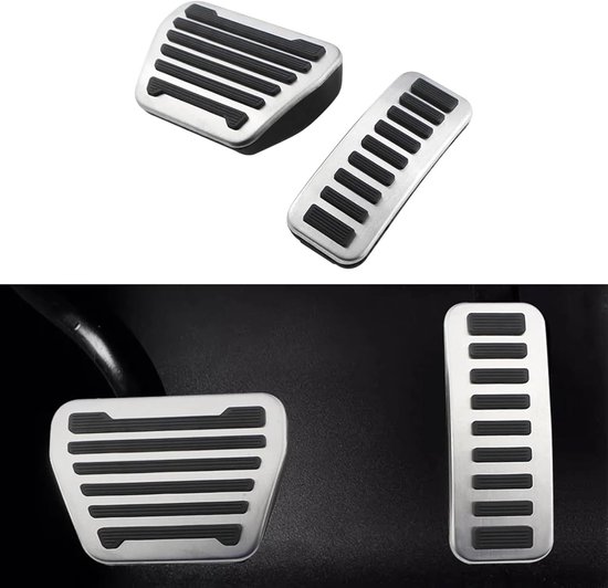 Pedaalhoezen Auto - Gaspedaal Remsteun - Veiliger Rijden - Antislip Rubber - Set van 2 - Metaal — afbeelding 5