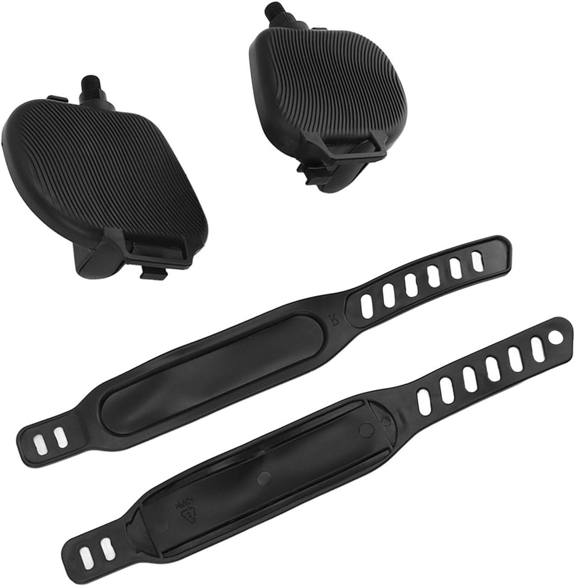 Hometrainer Pedalen - Fiets Pedalen - Indoor Fietsen - Verstelbare Bandjes - 1/2 Inch - Zwart