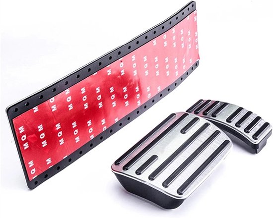 Pedaalhoezen Auto - Voetpedaal Covers - Verbeter Rijcomfort - Antislip Ontwerp - 1 Stuk - Mat Zilver — afbeelding 4