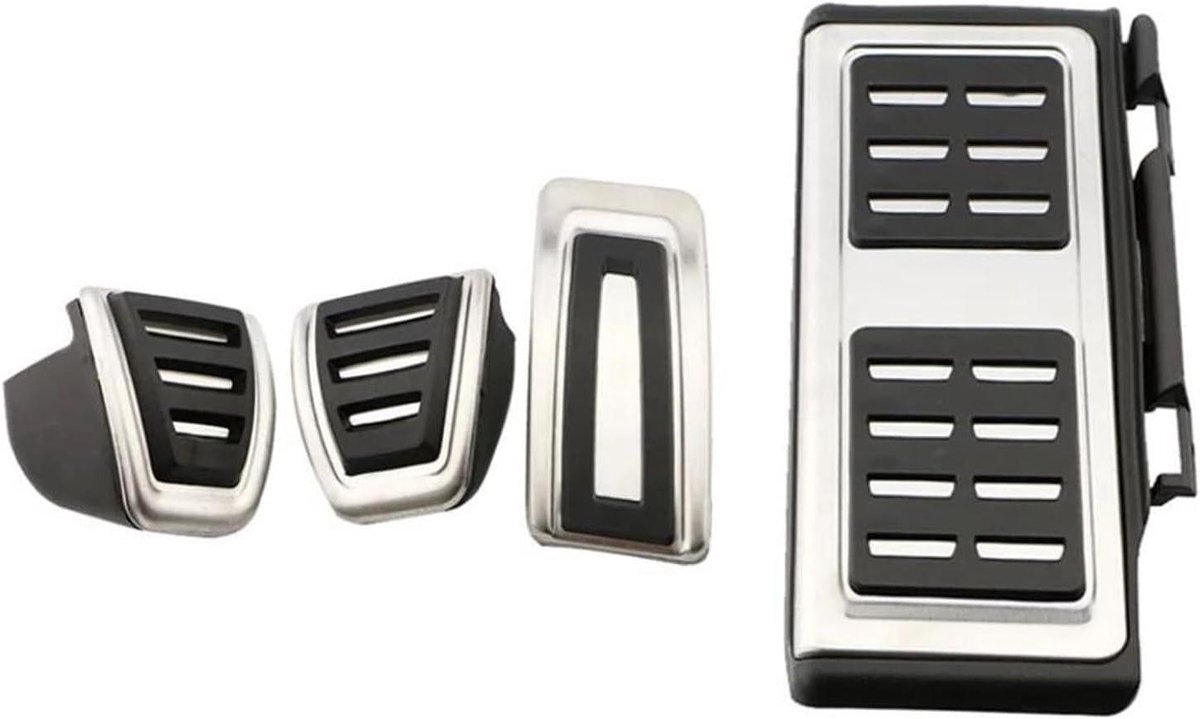 Pedaalhoezen Set - Auto Interieur - Verbeter Rijervaring - Antislip Ontwerp - 4 Stuks - Metaal