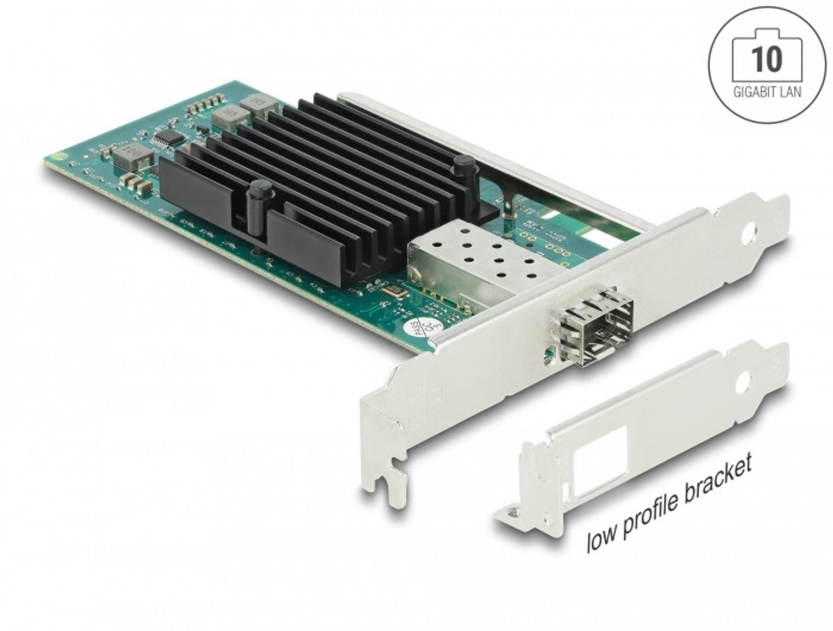 PCI Express X8 -kaart 1 x SFP+ 10 Gigabit LAN I82599