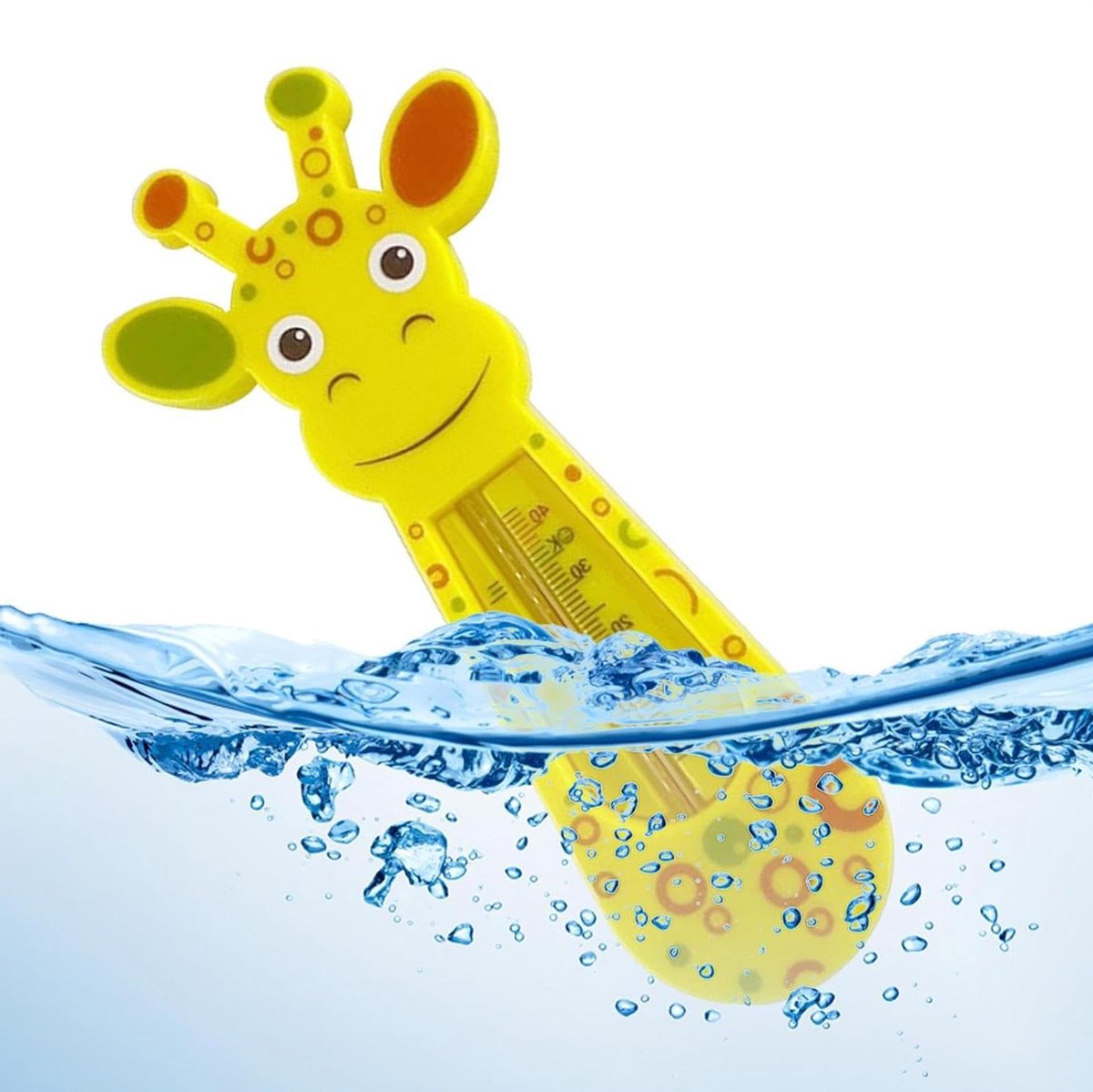 Babybadthermometer - Bad speelgoed - Water temperatuur meten - Girafvormig ontwerp - 148 cm - A