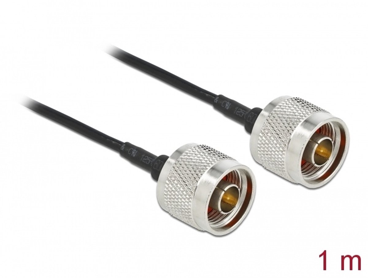 Antennekabel N -plug naar N -plug LMR/CFD100 1 m laag verlies