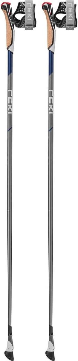 Wandelstokken - Outdoor Stokken - Nordic Walking - Snel aanpasbaar - 100 cm - Antraciet Blauw