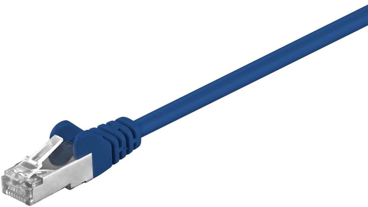 CAT5e FTP patchkabel / internetkabel 7,50 meter blauw - netwerkkabel