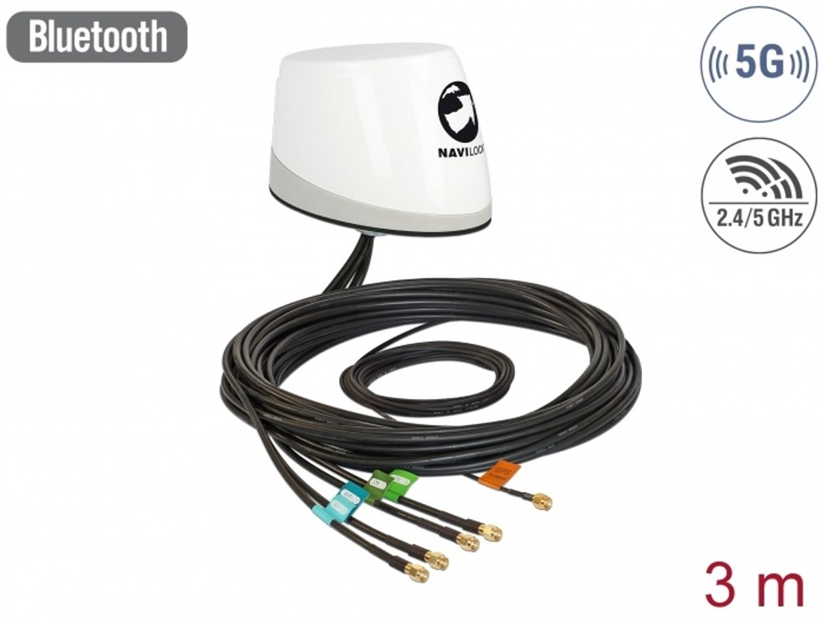 Navilock NL-400 antenne Omnidirectionele antenne RP-SMA 30 dBi