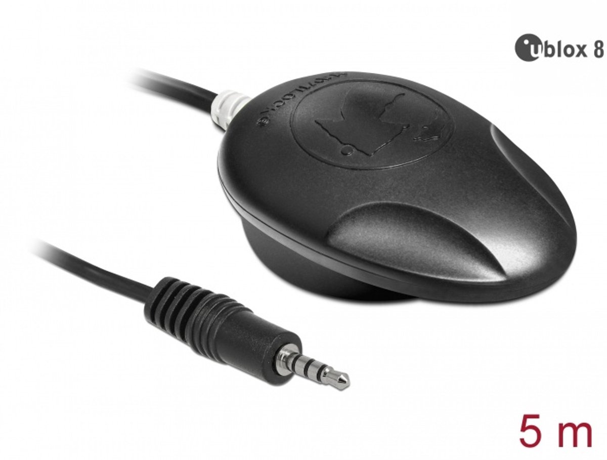 Navilock NL-8009T Stereo Jack TRRS LVTTL (3.3 V) Multi GNSS Receiver u-blox 8 5 m