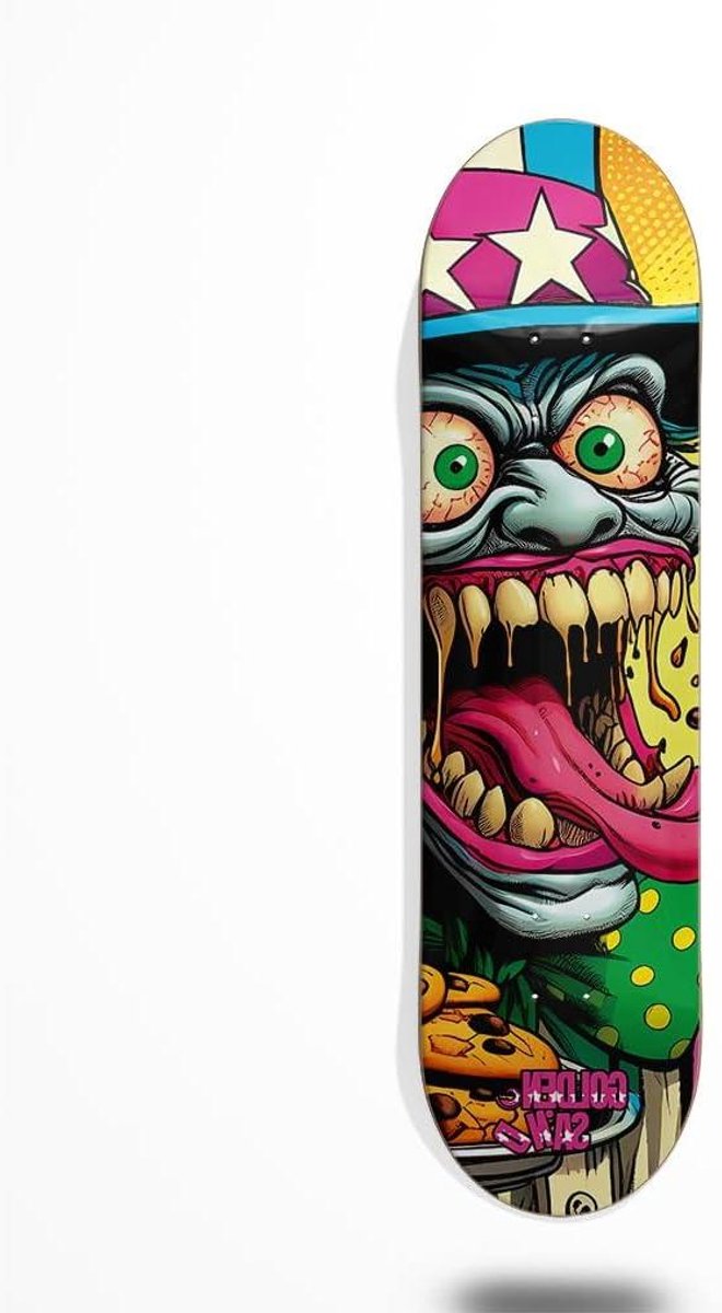 Skateboard Deck Houten Plank Straat Tricks 7 Laags Esdoorn 8.25 Inch Meerkleurig