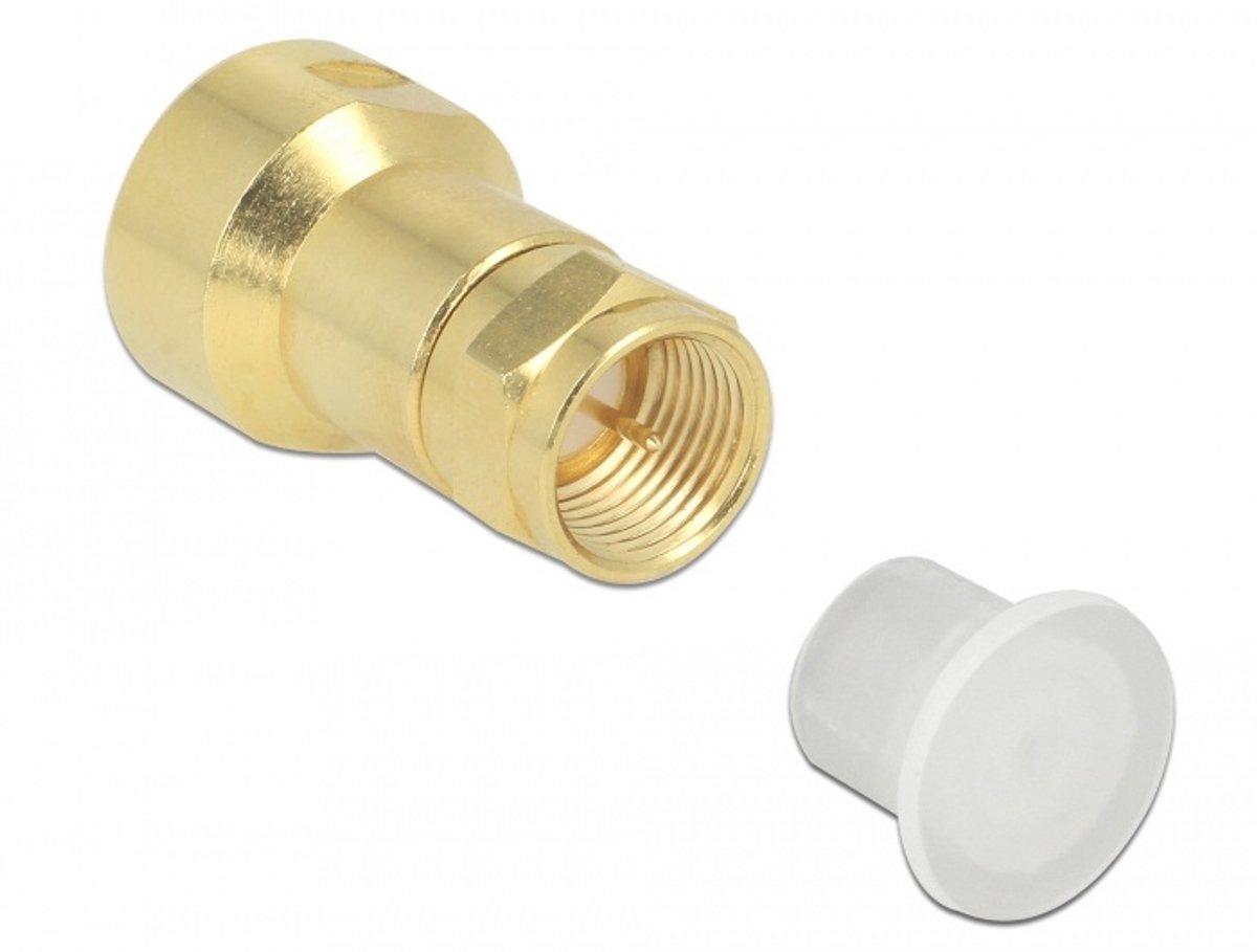 Delock Dust Cover for F plug 10 pieces transparent