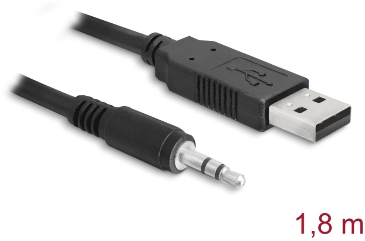 Delock - Konverter USB 2.0 Stecker - Seriell-TTL 3,5 mm