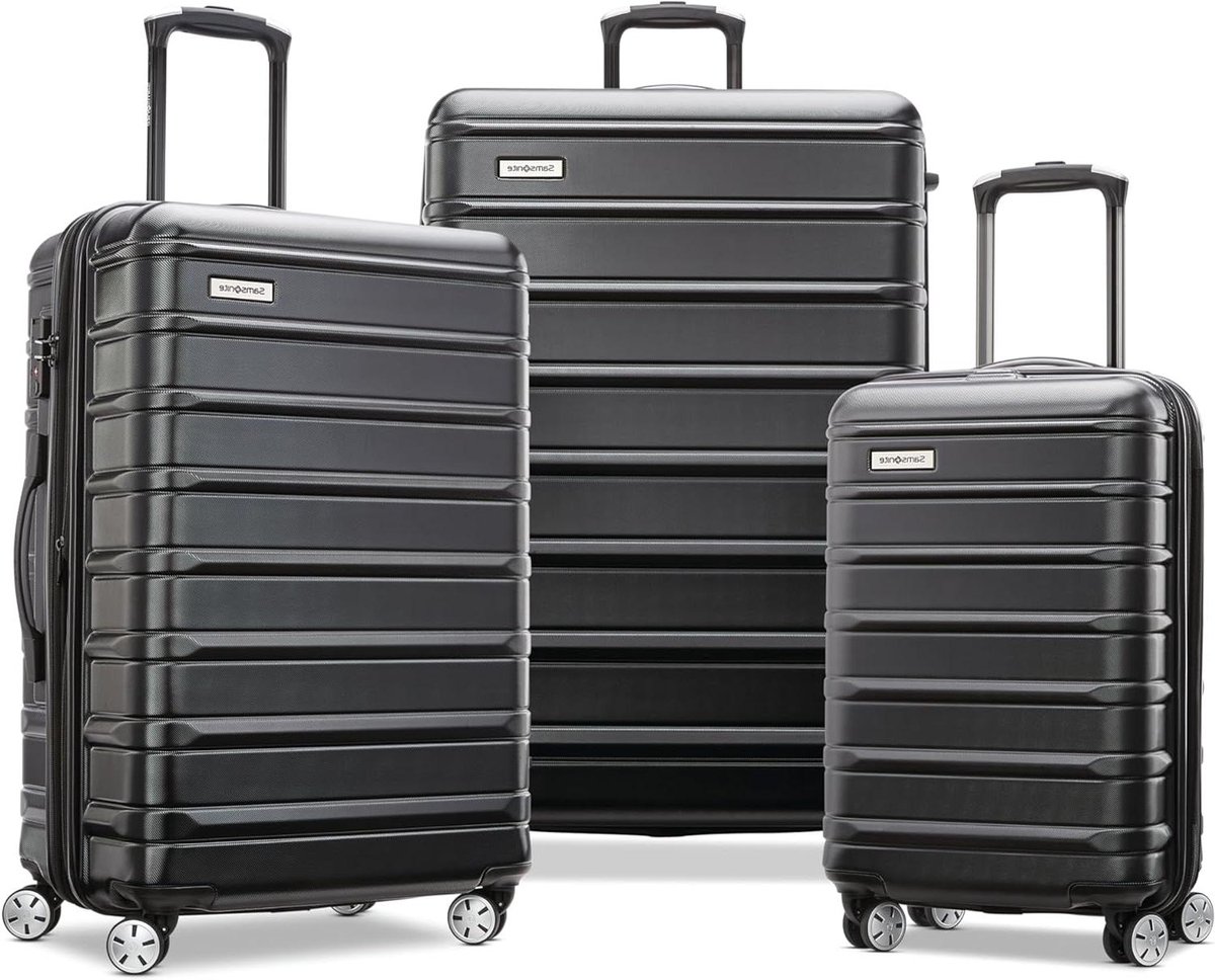 Reisbagage Set - Koffer Set - Veilig Reizen - Krasbestendige Textuur - 3 Delig - Zwart