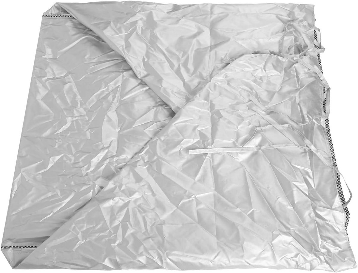 Wasmachinehoes Apparaathoes Apparaten Beschermen Waterdicht Oxford Materiaal 75x73x110 cm Zilver