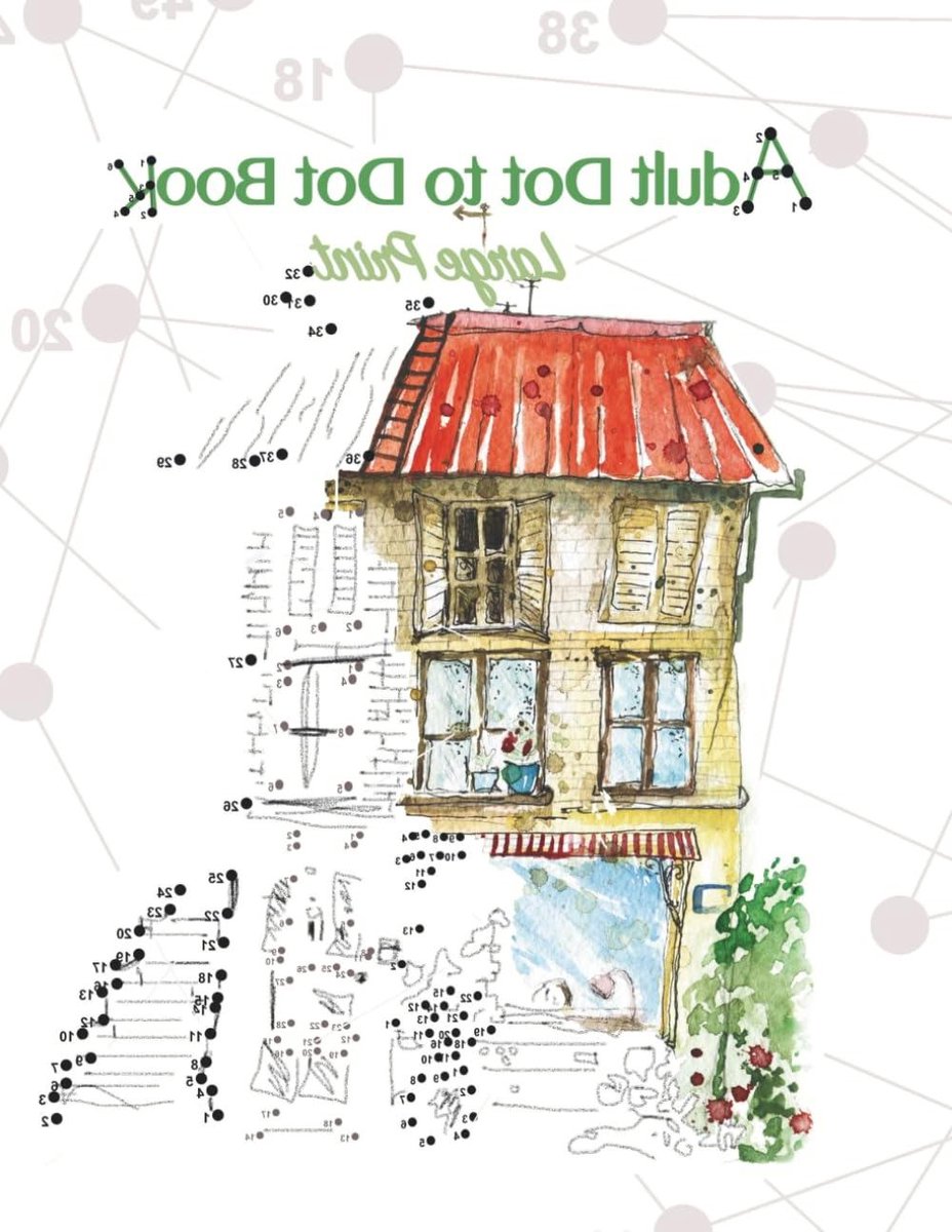 Volwassenen Tekenboek - Puzzelboek - Ontspanning - Grote Letters - 52 pagina's - Niet gespecificeerd