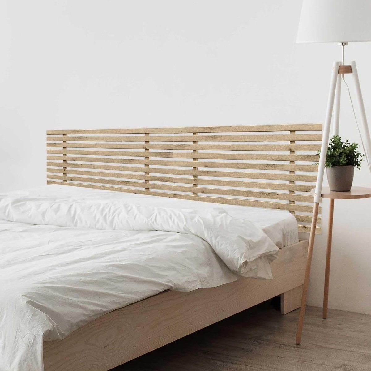 Hoofdbord Hout - Bedkopstuk Palletstijl - Bed Decoratie - Gerecycled MDF - 180cm Dual - Cambrisch hout