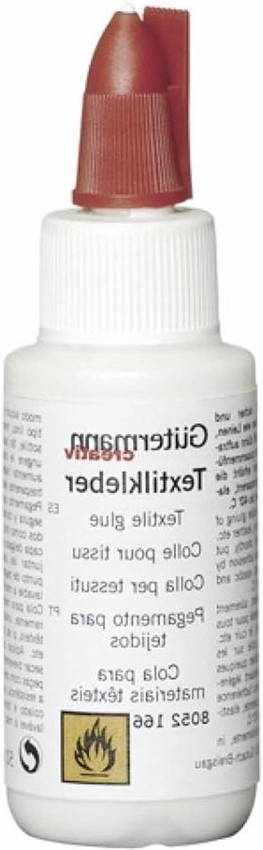 Textiel Lijm - Stof Lijm - Kleding Repareren - Snelle Droogtijd - 50 ml - Wit