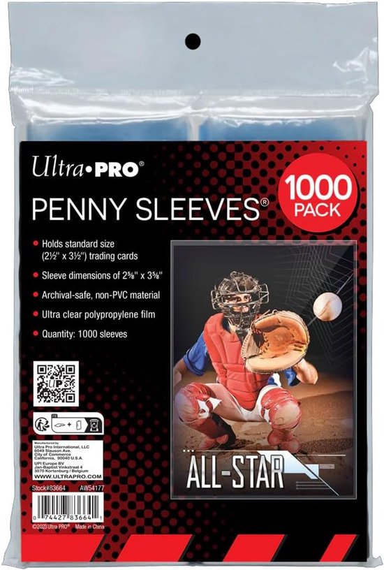 Ultra PRO - Budget Sleeves 1000x Pack Standaard Formaat