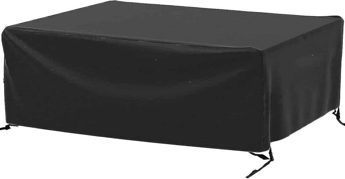 Tuinmeubelhoes - Beschermhoes Outdoor - Meubels Beschermen - Waterdicht Oxford Doek - 250 x 250 x 70 cm - Zwart
