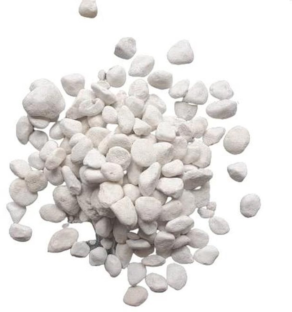 Siergrind Wit - Marmersplit Grof - Tuin Decoratie - Natuurproduct Marmel - 20 Kilogram - Wit