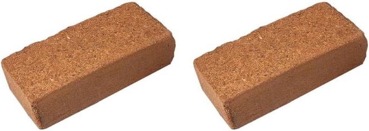 2 set Potgrond Tuin Grond Uitbreidbare Kokosvezel voor Potplanten Indoor 5-7L, Gewone paragraaf