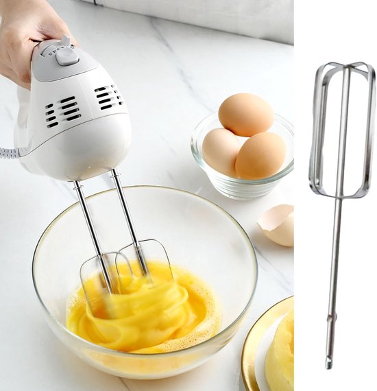 2pcs Electric Food Mixer Heads Handheld Beater Heads Stainless Steel Eggs Mixer Accessories Eggs Beater Replacement Part — afbeelding 5