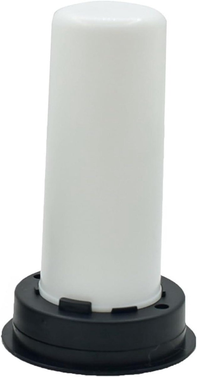 Solar Vervangende Top - Solar Lamp Onderdeel - Buitenverlichting Repareren - Waterdicht ABS Materiaal - 12 x 7 cm - Zwart