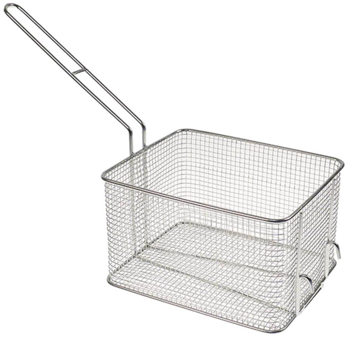 Friteusemand - Frituurmand - Professioneel Frituren - Zonder Greep - 24x19x14 cm - Zilver