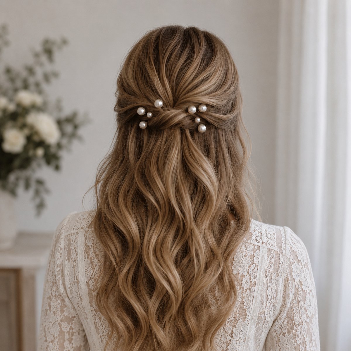 Haar in Stijl® Lulu Parel Haarpinnen Goud Bridal Hair Bruid