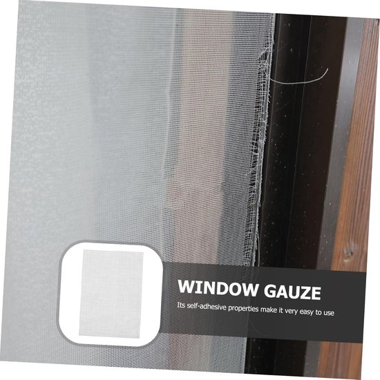 Reparatieset Raamschermen - Gaasplakkers - Gaten Dichten - Zelfklevend - 10 Stuks - Grijs van Merkloos — afbeelding 2