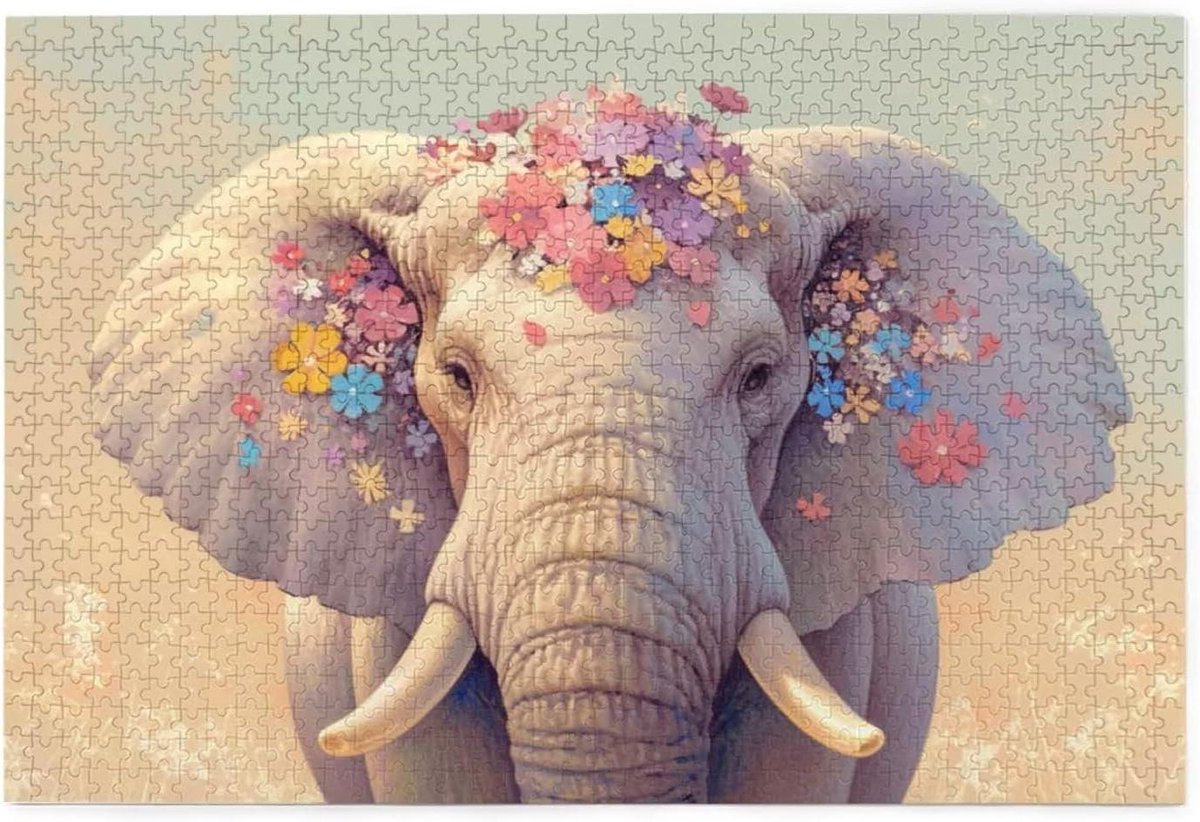 Puzzel 2000 stukjes - Legpuzzel Volwassenen - Ontspannend Tijdverdrijf - Houten Kwaliteit - 100x70 cm - Dierenprint