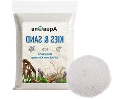 Aquariumgrind Zand - Bodemgrond Aquarium - Decoratie Aquascaping - Afgeronde Randen - 5 kg 0.1-0.7mm - Licht Zwart