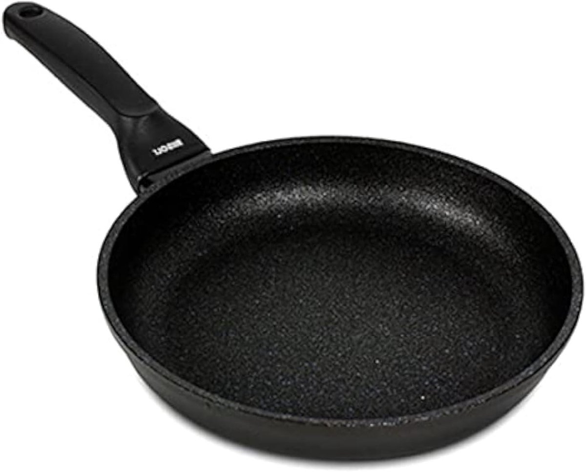 Braadpan Koekenpan - Aluminium Pan - Heerlijk Koken - Krasbestendige Coating - 15 Liter - Zwart