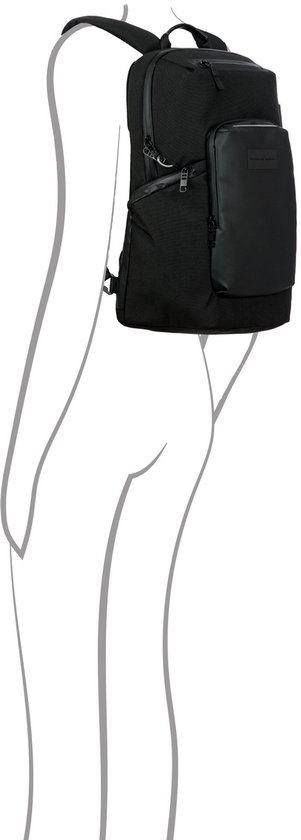 PORSCHE DESIGN Sac à dos de loisirs Sac à dos pour ordinateur portable Urban Eco Backpack Black Noir