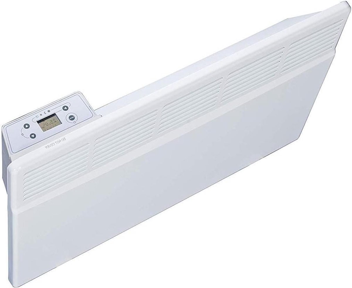 Wandconvector Elektrische Verwarming - Radiator Warmte - Woonkamer Verwarmen - Geluidsarme Luchtverwarming - 2000 Watt - Wit