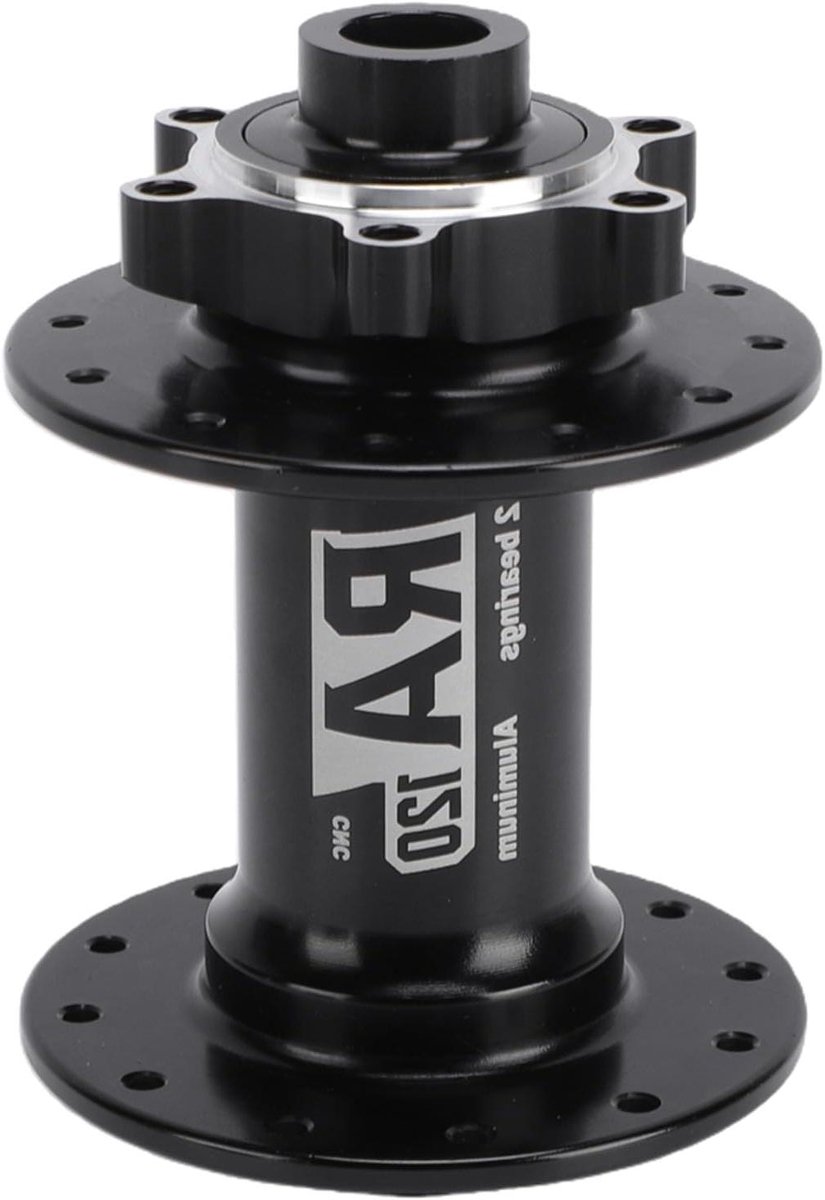 Alomejor Voornaaf met Schijfrem, Aluminiumlegering met Afgedicht Lager voor Mountainbikes met 24 Gaten, 100 Mm Steekas, Compatibel met 8-11 Versnellingen