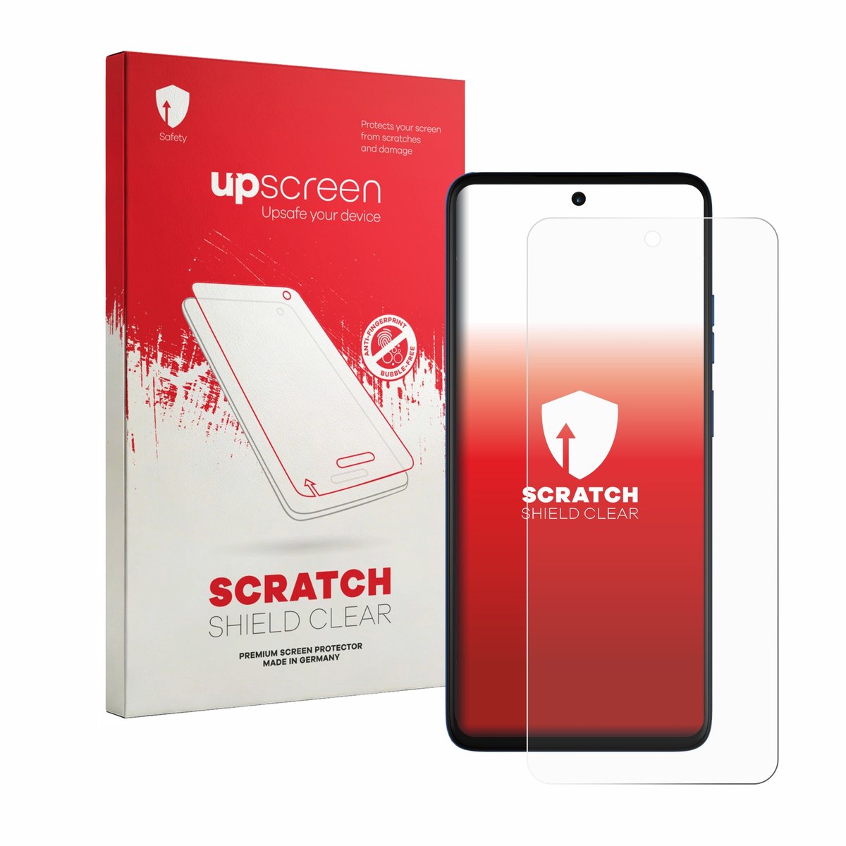 upscreen - Screenprotector voor Motorola Moto G57 - Folie Beschermfolie transparant