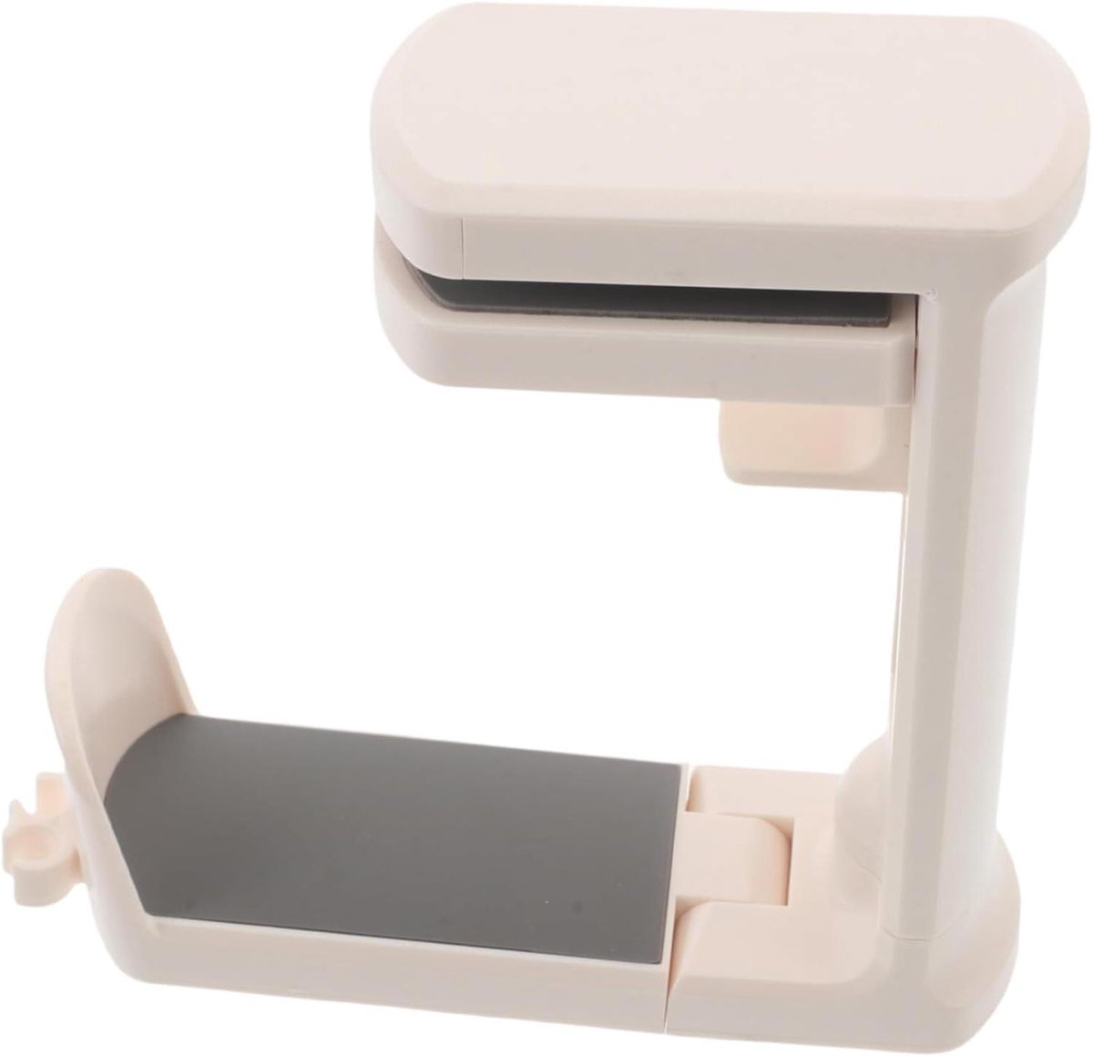 Koptelefoonhouder - Headset standaard - Werkplek organiseren - Verborgen installatie - 13 x 13 x 4 cm - Wit