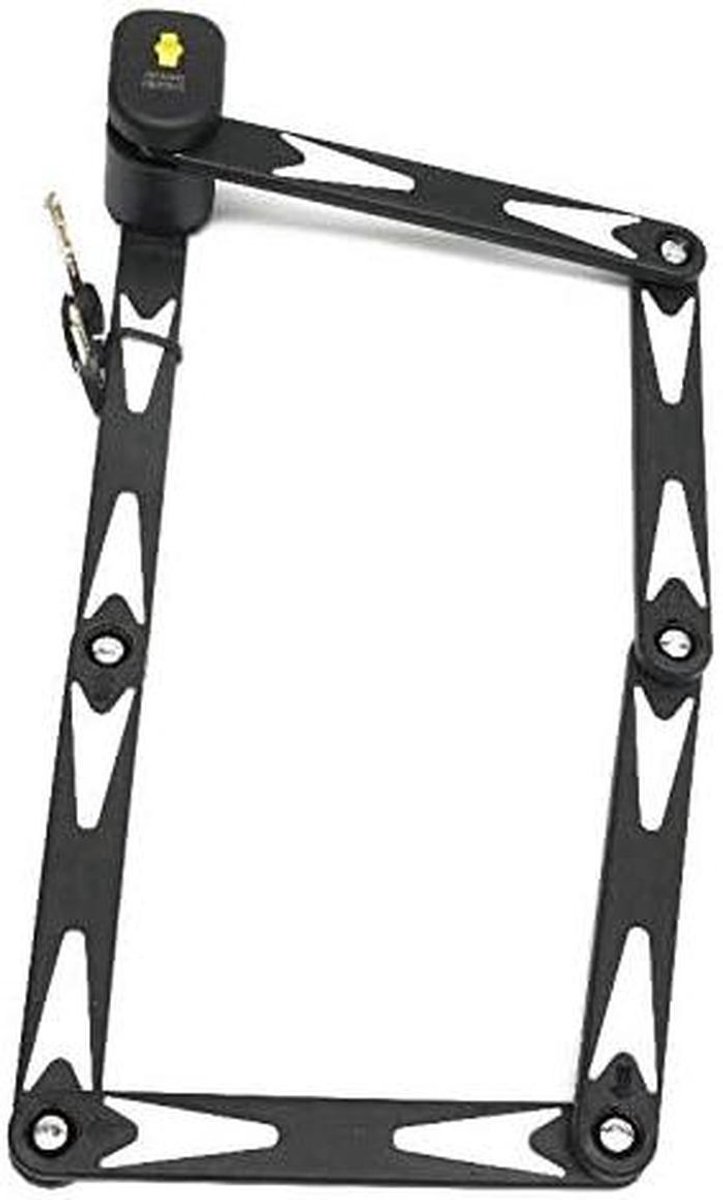 Opvouwbaar fietsslot - Veilig slot - Fietsbeveiliging - ART 2 goedgekeurd - 820 mm - Zwart